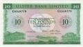 Ulster Bank Ltd 10 Pounds,  1.10.1983